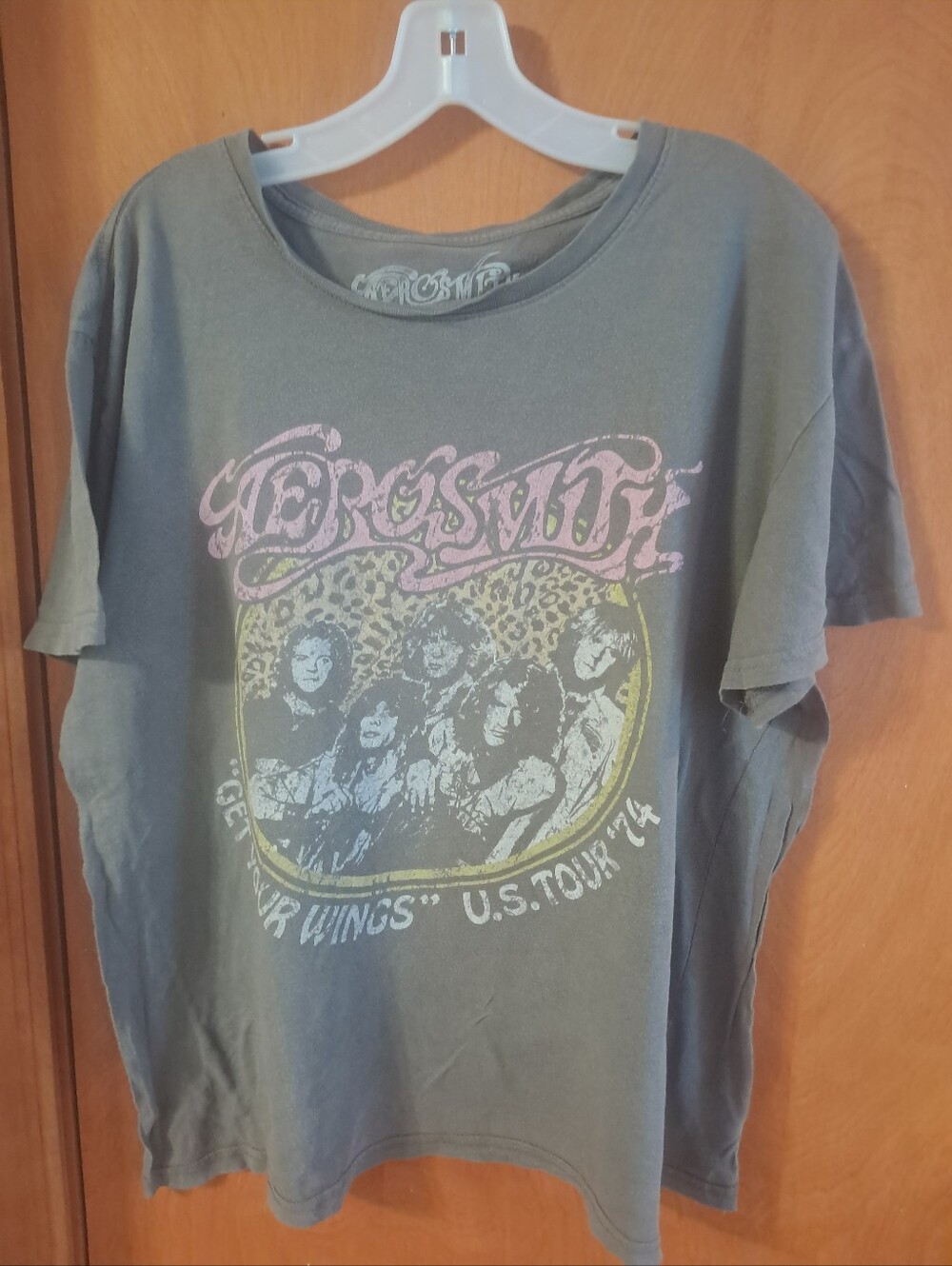 Aerosmith Cotton Get Your Wings U.S. Tour XXL Vintage Band T-Shirt